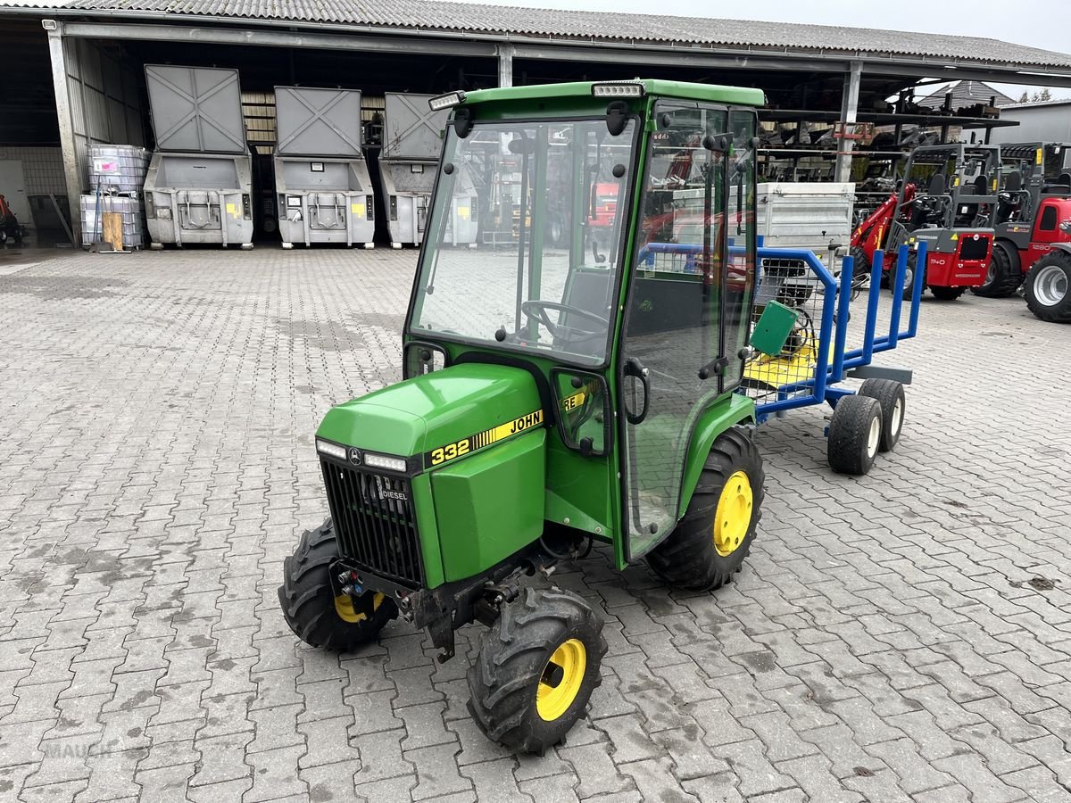 Rasenmäher des Typs Sonstige John Deere 332 mit Rückewagen & Schneeschild, Gebrauchtmaschine in Burgkirchen (Bild 8)