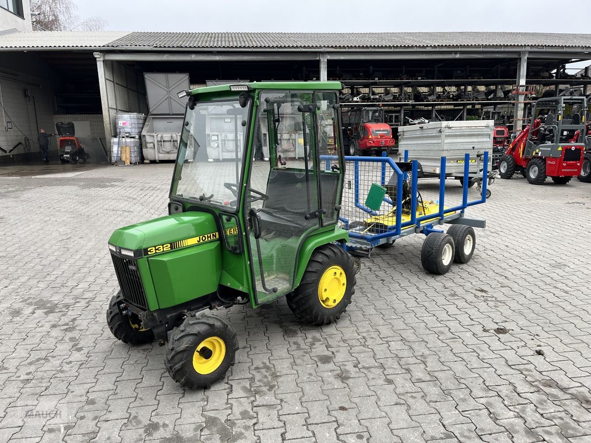 Rasenmäher tip Sonstige John Deere 332 mit Rückewagen & Schneeschild, Gebrauchtmaschine in Burgkirchen (Poză 1)