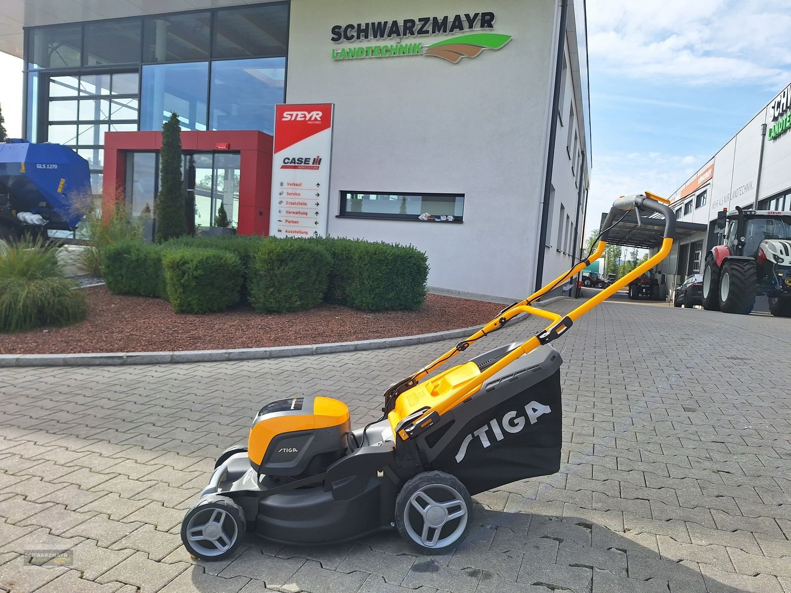 Rasenmäher Türe ait Stiga Combi 50 SQ DAE Akku, Neumaschine içinde Aurolzmünster (resim 1)