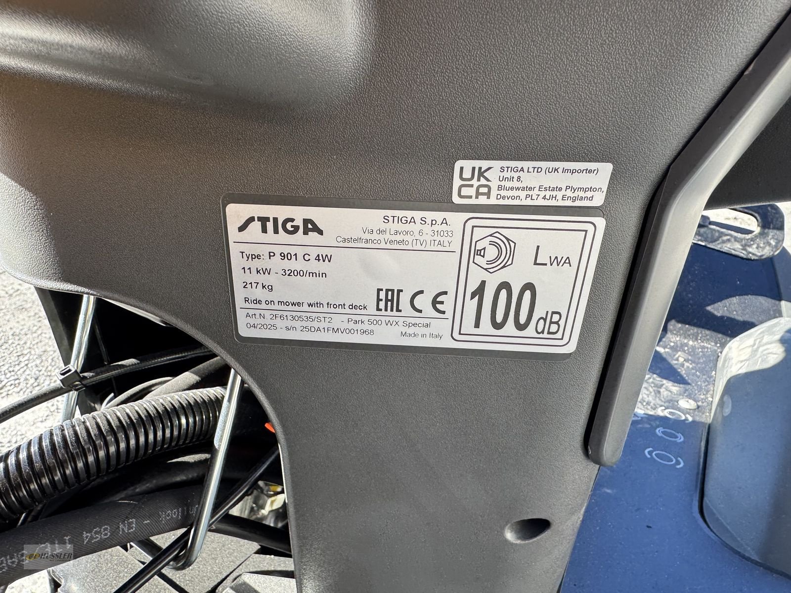 Rasenmäher del tipo Stiga Park 500 WX Special - Honda GCV530, Neumaschine en Söding- Sankt. Johann (Imagen 8)