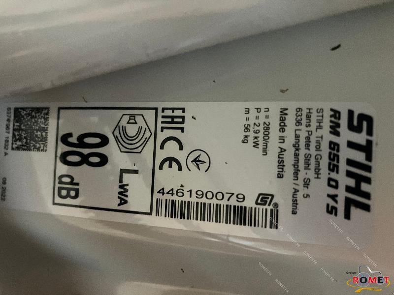 Rasenmäher za tip Stihl RM 655 YS, Gebrauchtmaschine u Gennes sur glaize (Slika 2)