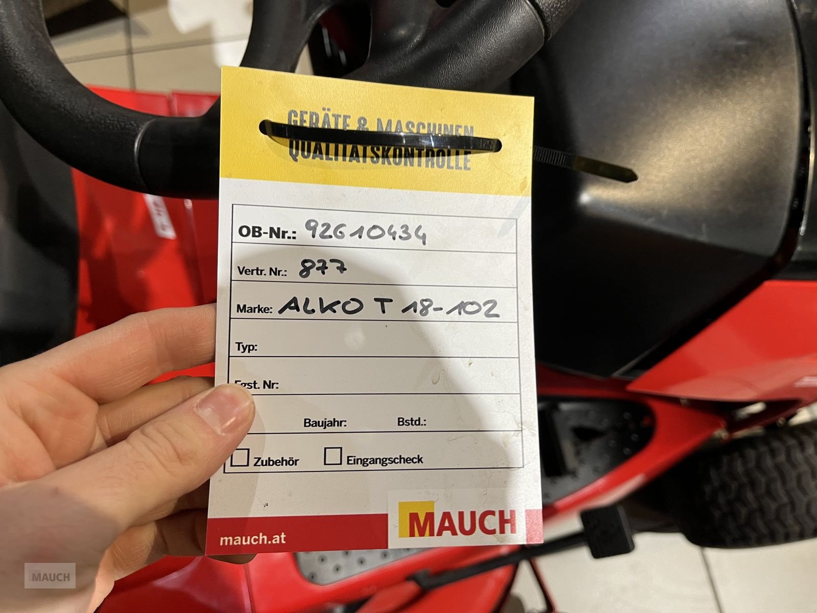 Rasentraktor typu Alko T18-102 7 HD, Gebrauchtmaschine v Burgkirchen (Obrázek 2)