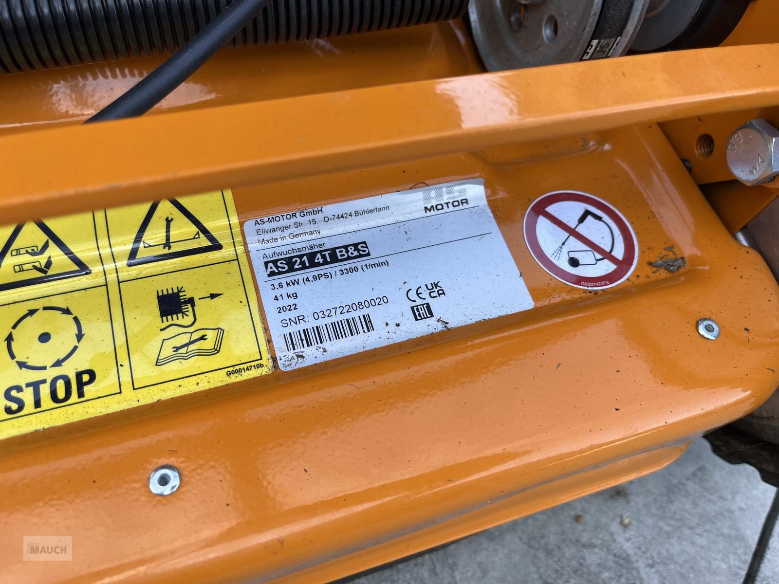 Rasentraktor типа AS-Motor Hochgrasmäher 21-4T Neuwertig, Gebrauchtmaschine в Burgkirchen (Фотография 5)