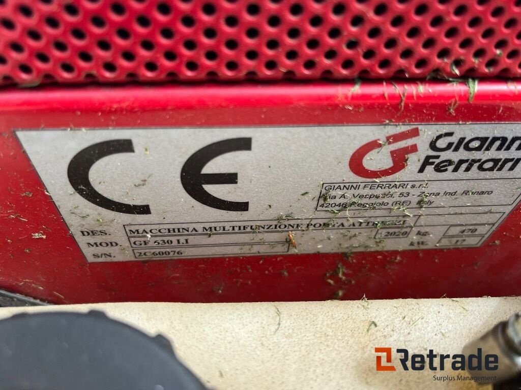 Rasentraktor typu Gianni Ferrari GF 630 I.I, Gebrauchtmaschine v Rødovre (Obrázek 5)