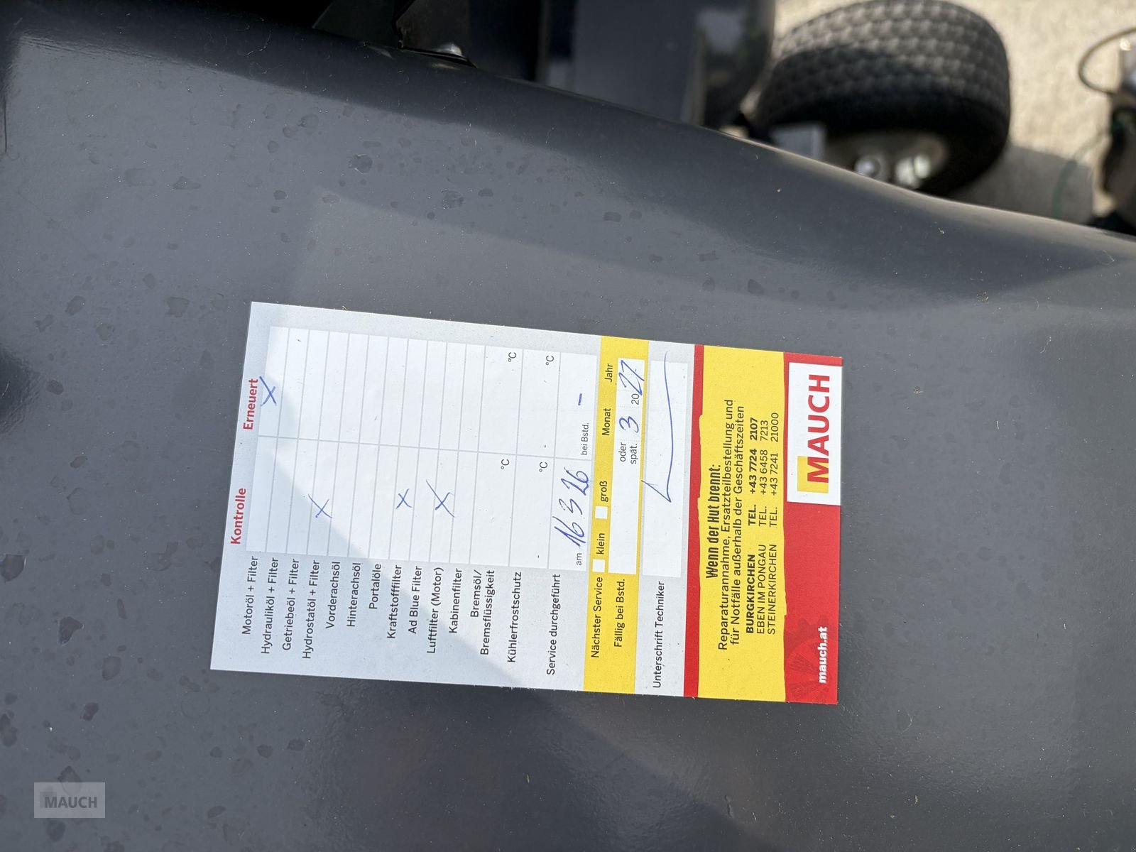 Rasentraktor Türe ait Grillo FD 260 ca. 50h, Gebrauchtmaschine içinde Burgkirchen (resim 12)