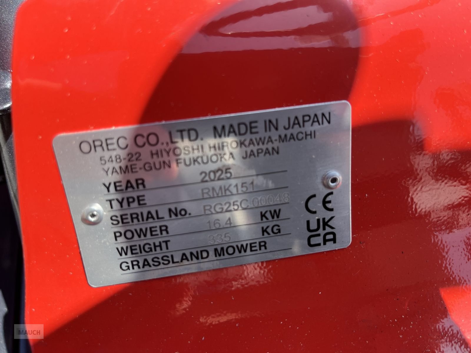 Rasentraktor typu Herkules Gestrüppmäher RMK 151 Seitenausleger, Neumaschine v Burgkirchen (Obrázek 12)