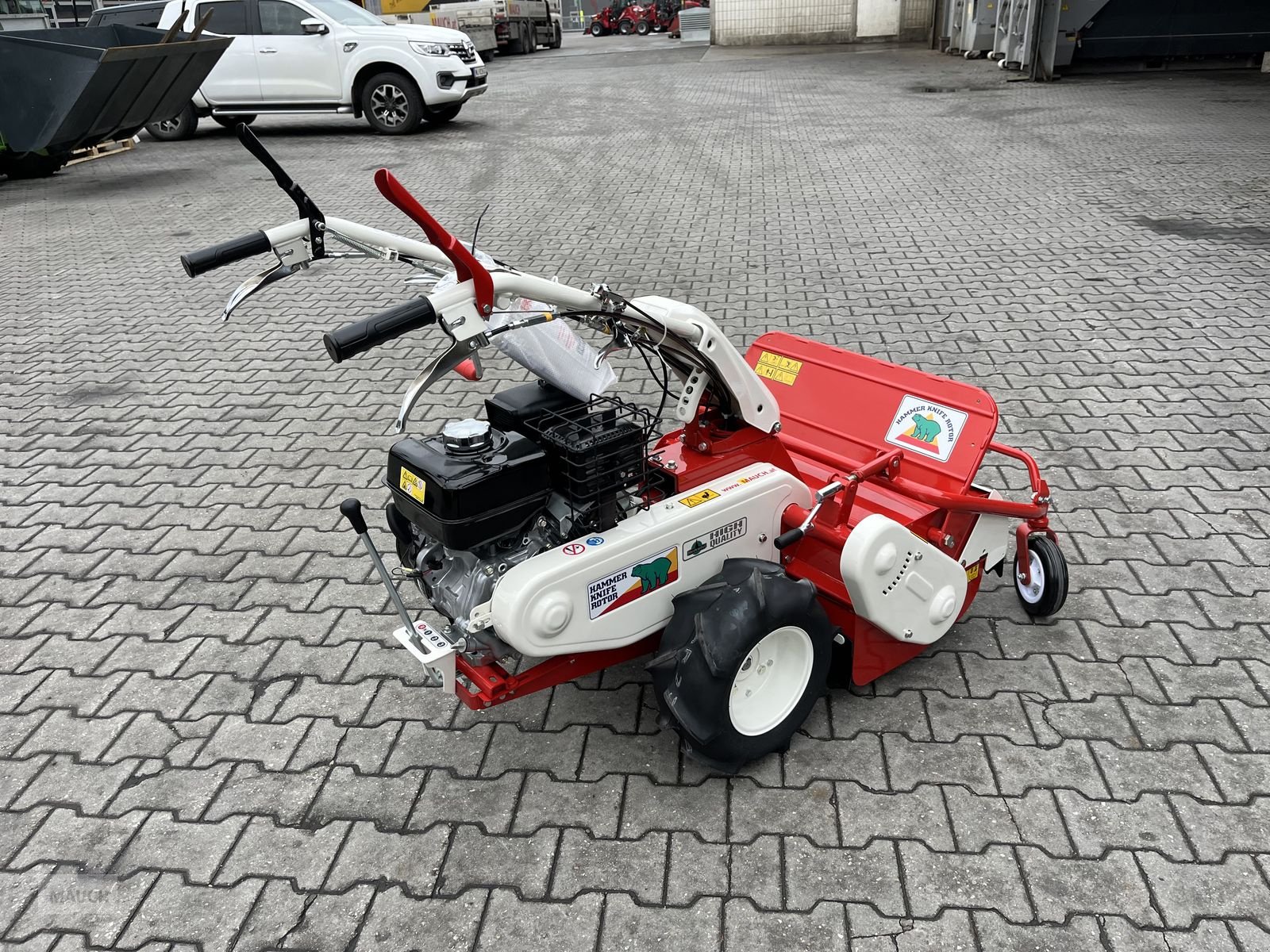 Rasentraktor a típus Herkules Hochgrasmäher HR 662H Schlegelmäher, Neumaschine ekkor: Burgkirchen (Kép 13)