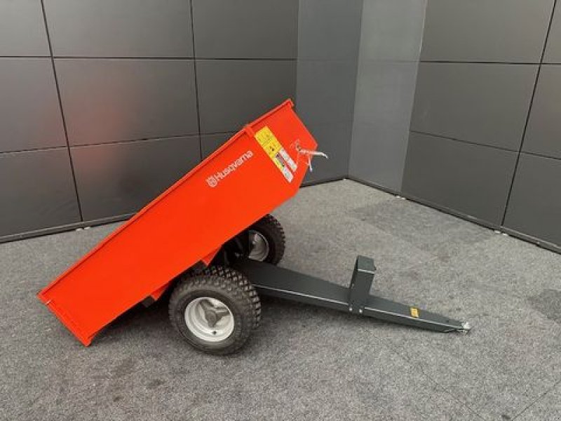 Rasentraktor des Typs Husqvarna kippbarer Anhänger, 225kg Traglast, Neumaschine in Tamsweg (Bild 12)