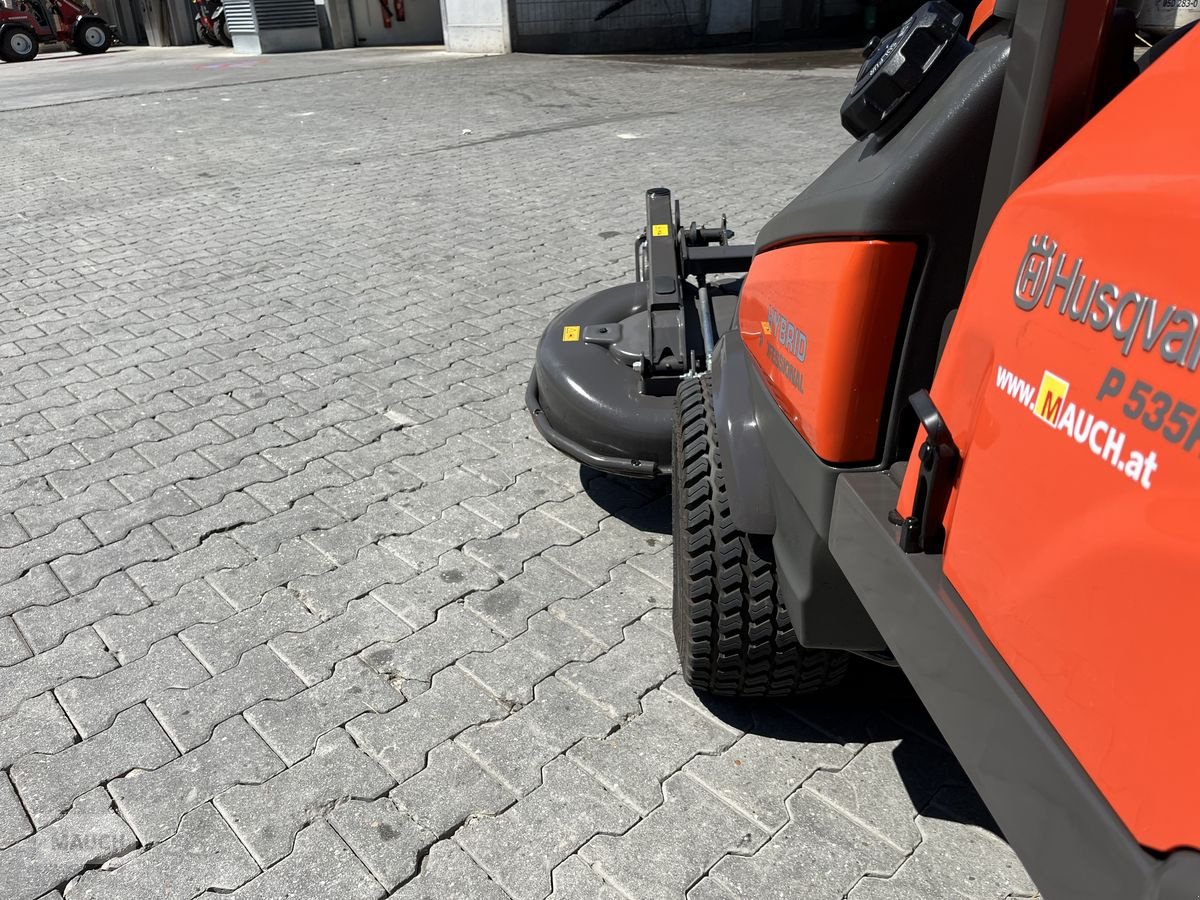 Rasentraktor des Typs Husqvarna P 535HX Hybrid Rider nur 10h, Vorführmaschine in Burgkirchen (Bild 15)