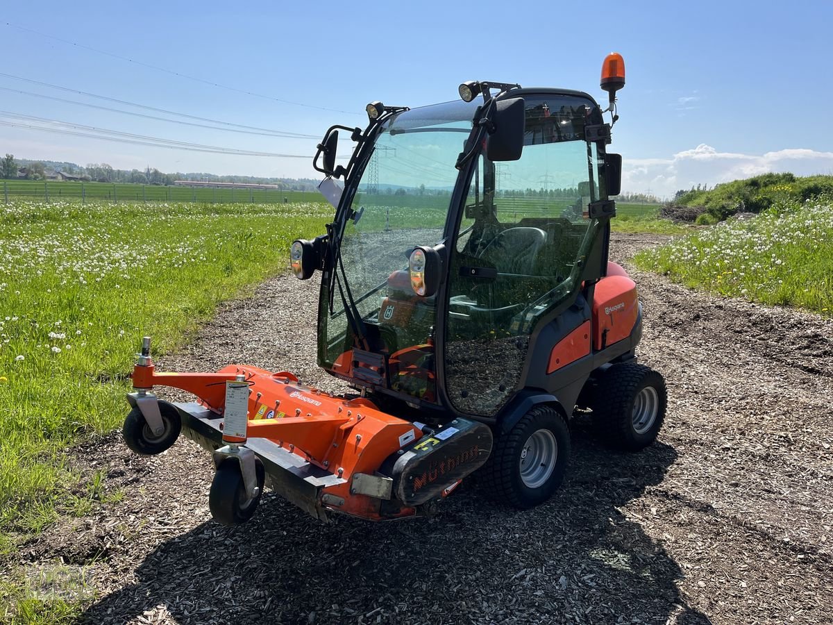 Rasentraktor tipa Husqvarna P525 D mit Kabine und Schleglmäher, Gebrauchtmaschine u Burgkirchen (Slika 2)