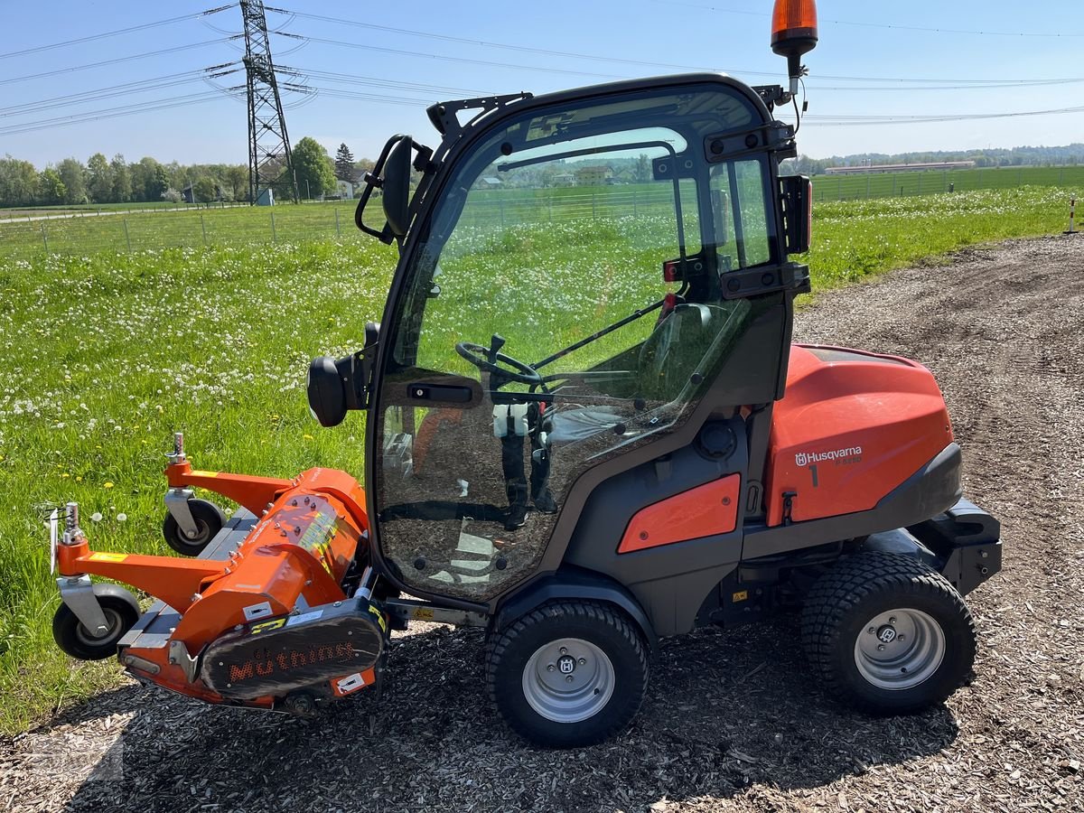 Rasentraktor tipa Husqvarna P525 D mit Kabine und Schleglmäher, Gebrauchtmaschine u Burgkirchen (Slika 10)