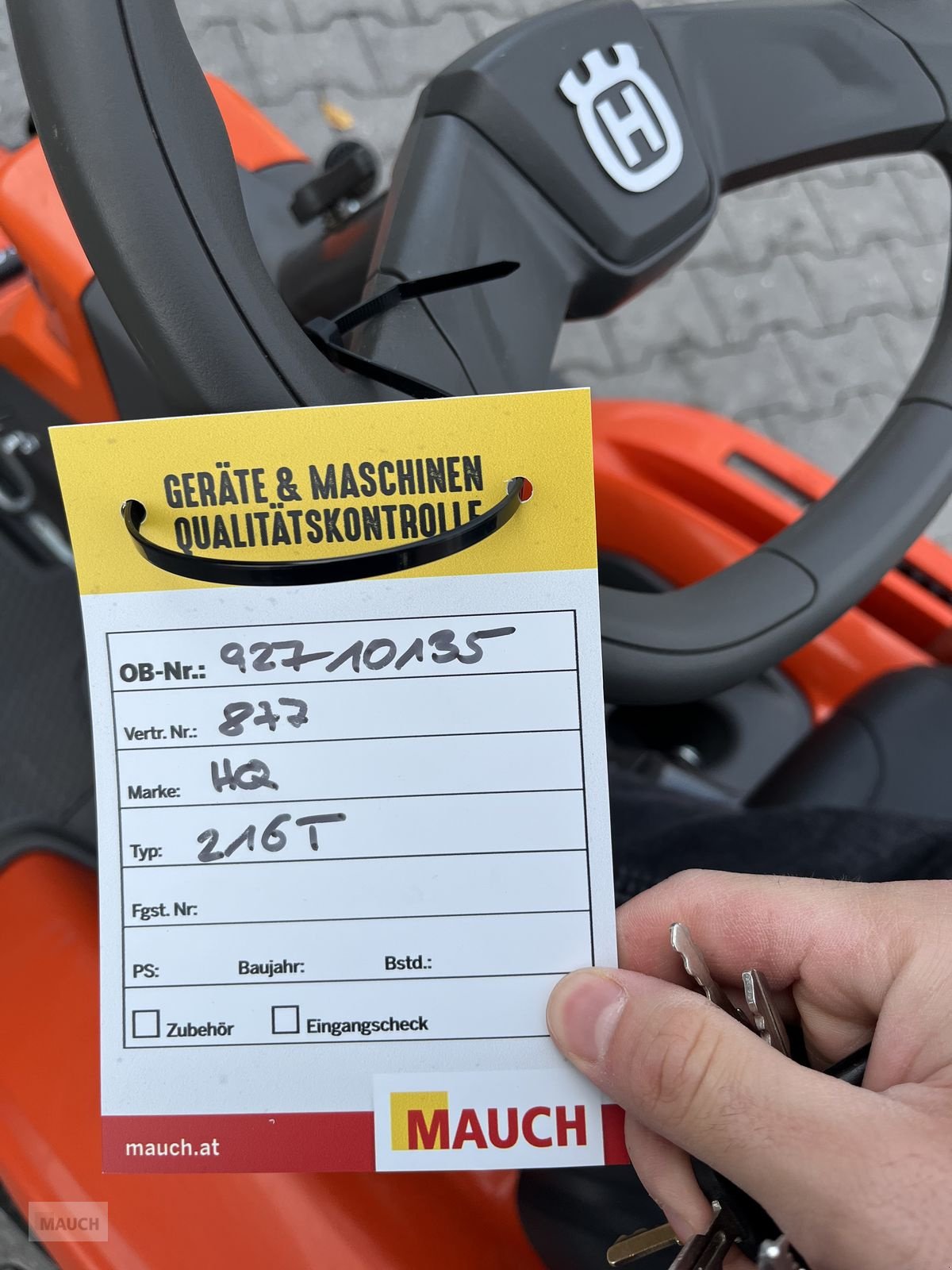 Rasentraktor des Typs Husqvarna Rider 216T AWD 103cm Mähdeck nur 53h, Gebrauchtmaschine in Burgkirchen (Bild 14)