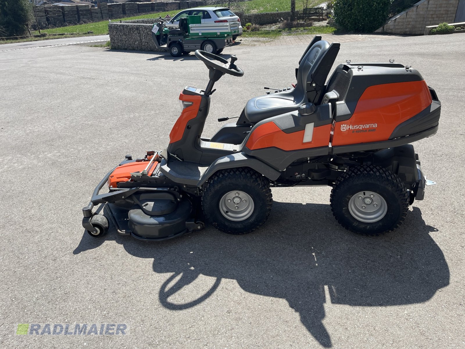 Rasentraktor typu Husqvarna Rider 420TsX AWD, Gebrauchtmaschine w Babensham (Zdjęcie 7)