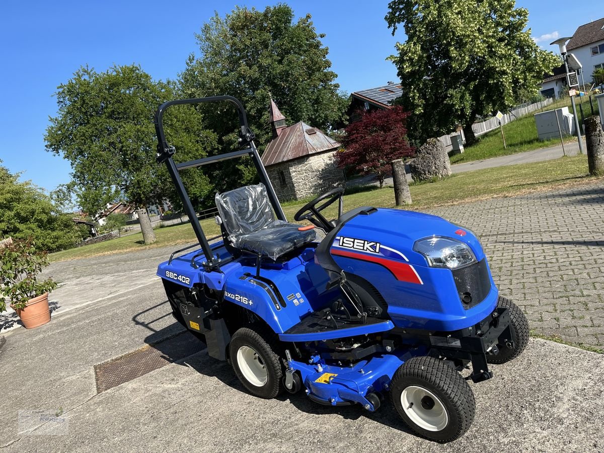 Rasentraktor des Typs Iseki SXG 216 2-Zyl. Diesel,  elektrischer Entleerung, Neumaschine in Teisendorf (Bild 2)