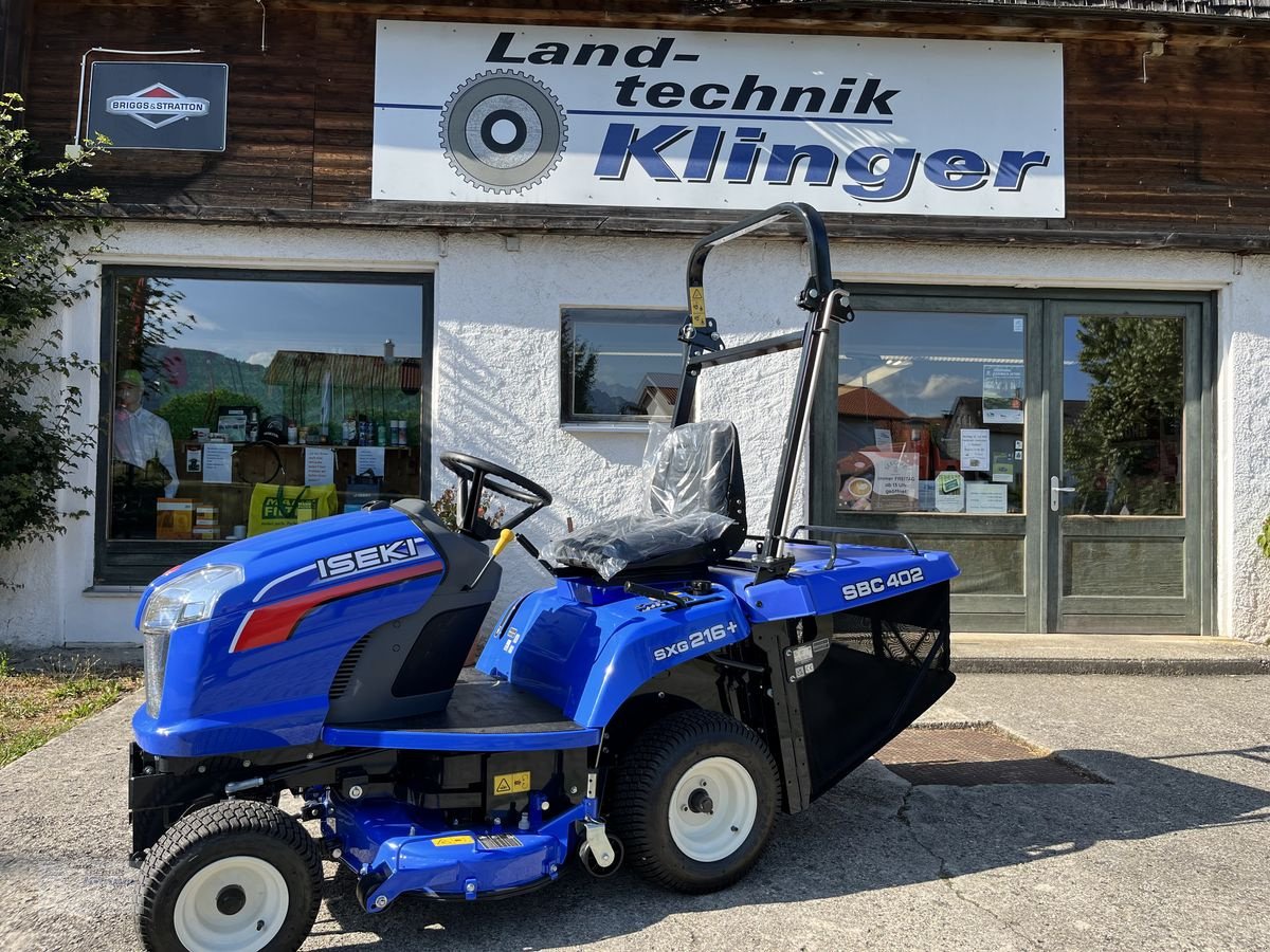 Rasentraktor des Typs Iseki SXG 216 2-Zyl. Diesel,  elektrischer Entleerung, Neumaschine in Teisendorf (Bild 1)