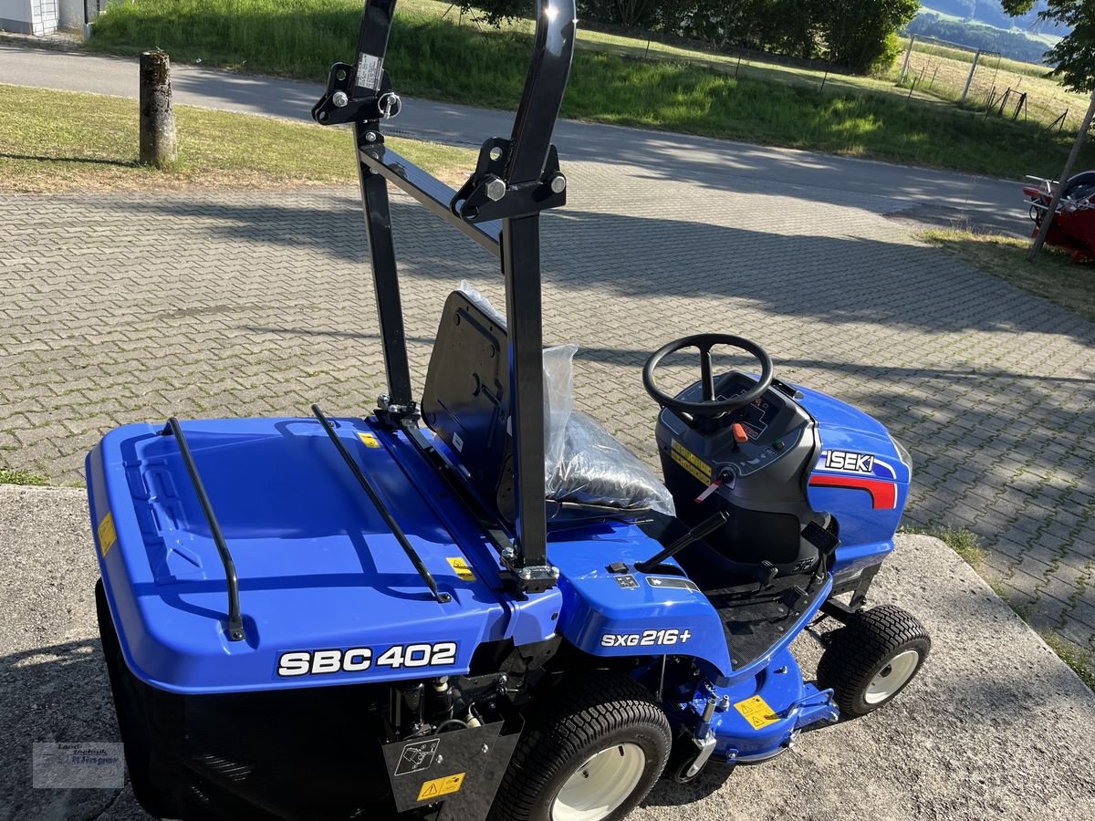 Rasentraktor des Typs Iseki SXG 216 2-Zyl. Diesel,  elektrischer Entleerung, Neumaschine in Teisendorf (Bild 7)