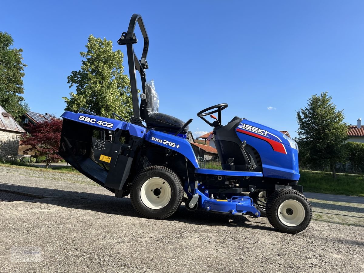 Rasentraktor des Typs Iseki SXG 216 2-Zyl. Diesel,  elektrischer Entleerung, Neumaschine in Teisendorf (Bild 8)