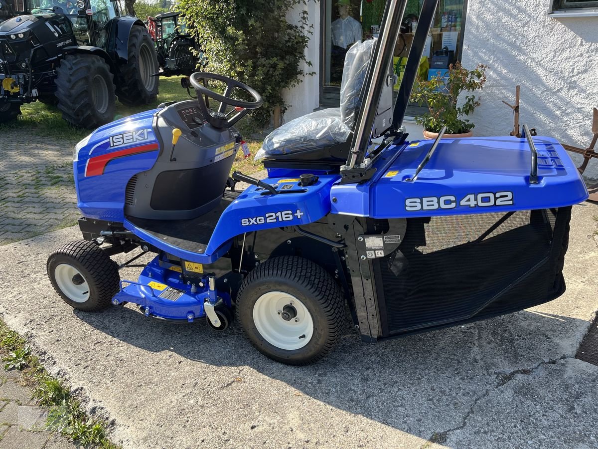 Rasentraktor des Typs Iseki SXG 216 2-Zyl. Diesel,  elektrischer Entleerung, Neumaschine in Teisendorf (Bild 6)