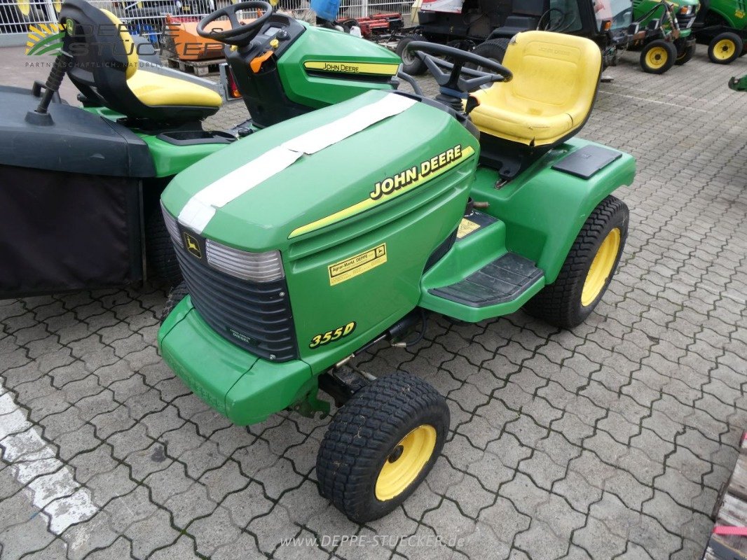 Rasentraktor des Typs John Deere 355D mit 48C, Gebrauchtmaschine in Lauterberg/Barbis (Bild 1)