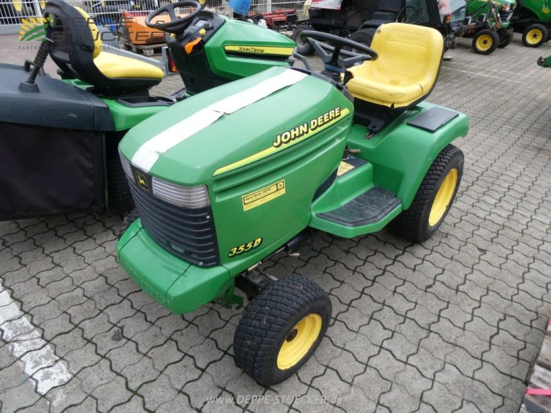 Rasentraktor des Typs John Deere 355D mit 48C, Gebrauchtmaschine in Lauterberg/Barbis (Bild 1)