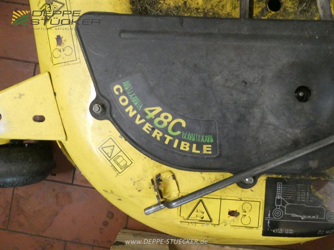 Rasentraktor des Typs John Deere 355D mit 48C, Gebrauchtmaschine in Lauterberg/Barbis (Bild 6)