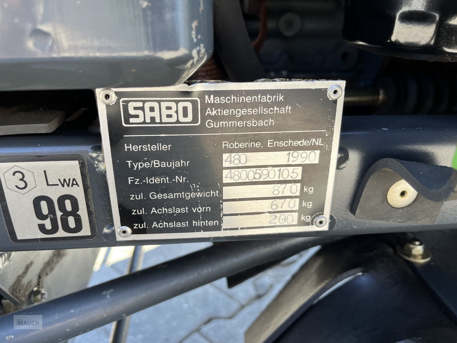 Rasentraktor des Typs John Deere Spindelmäher Kontinent GOD 3D, Gebrauchtmaschine in Burgkirchen (Bild 13)