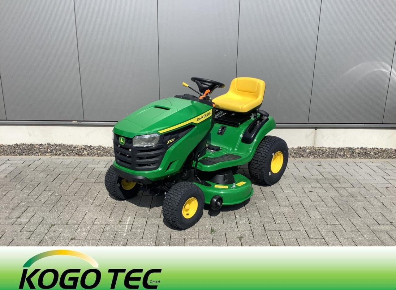 Rasentraktor des Typs John Deere X107, Neumaschine in Beckum (Bild 1)