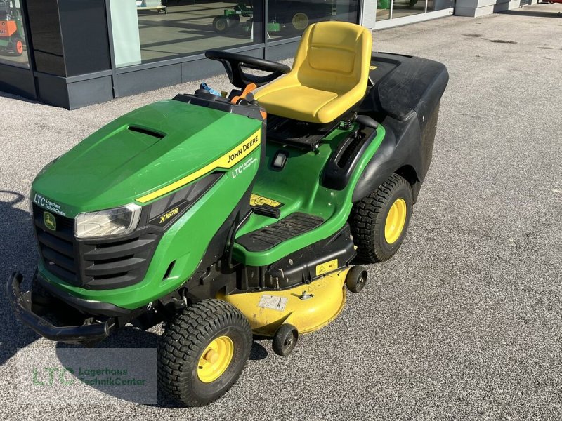 Rasentraktor des Typs John Deere X167R, Vorführmaschine in Eggendorf (Bild 1)