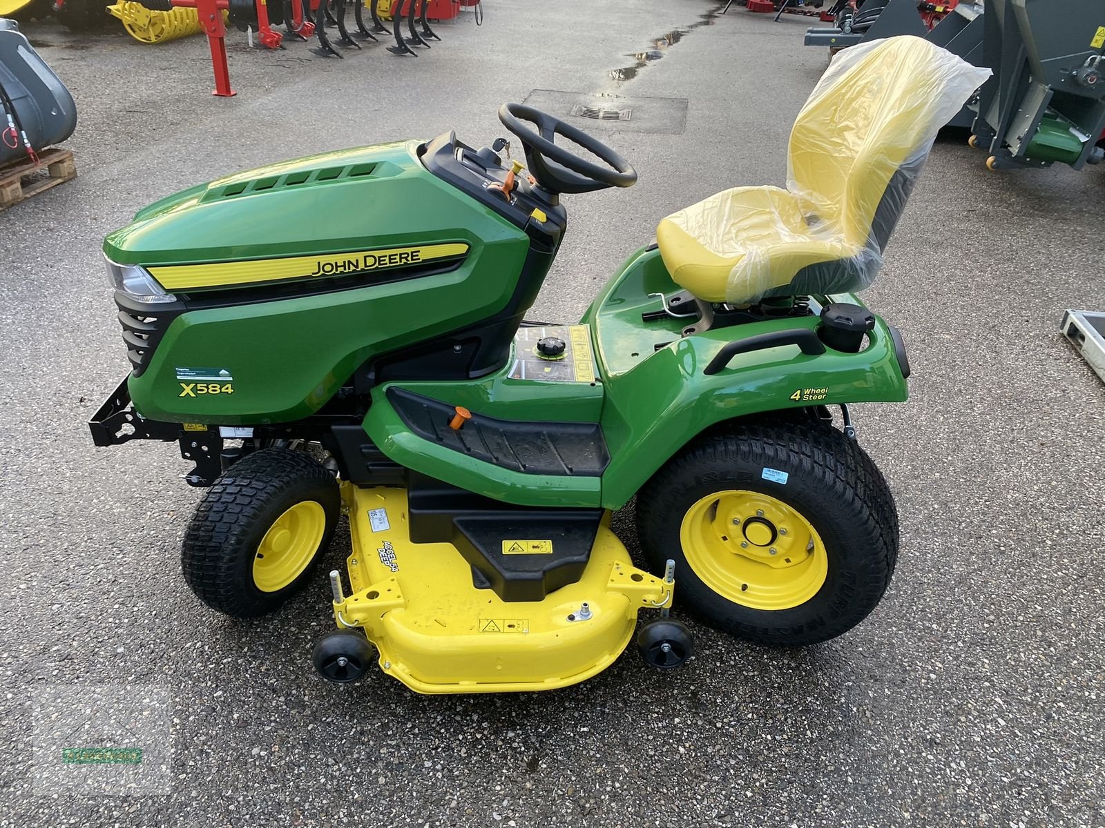 Rasentraktor typu John Deere X584, Gebrauchtmaschine v Wartberg (Obrázek 6)
