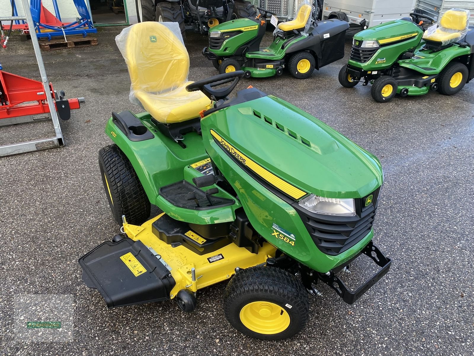 Rasentraktor typu John Deere X584, Gebrauchtmaschine v Wartberg (Obrázek 3)