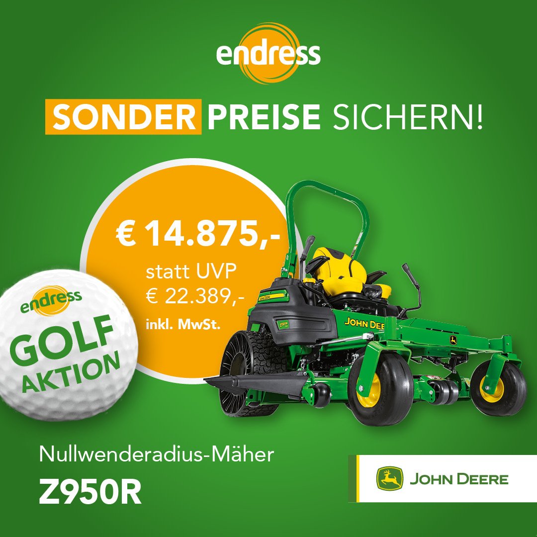 Rasentraktor of the type John Deere Z 950 R, Neumaschine in München (Picture 1)