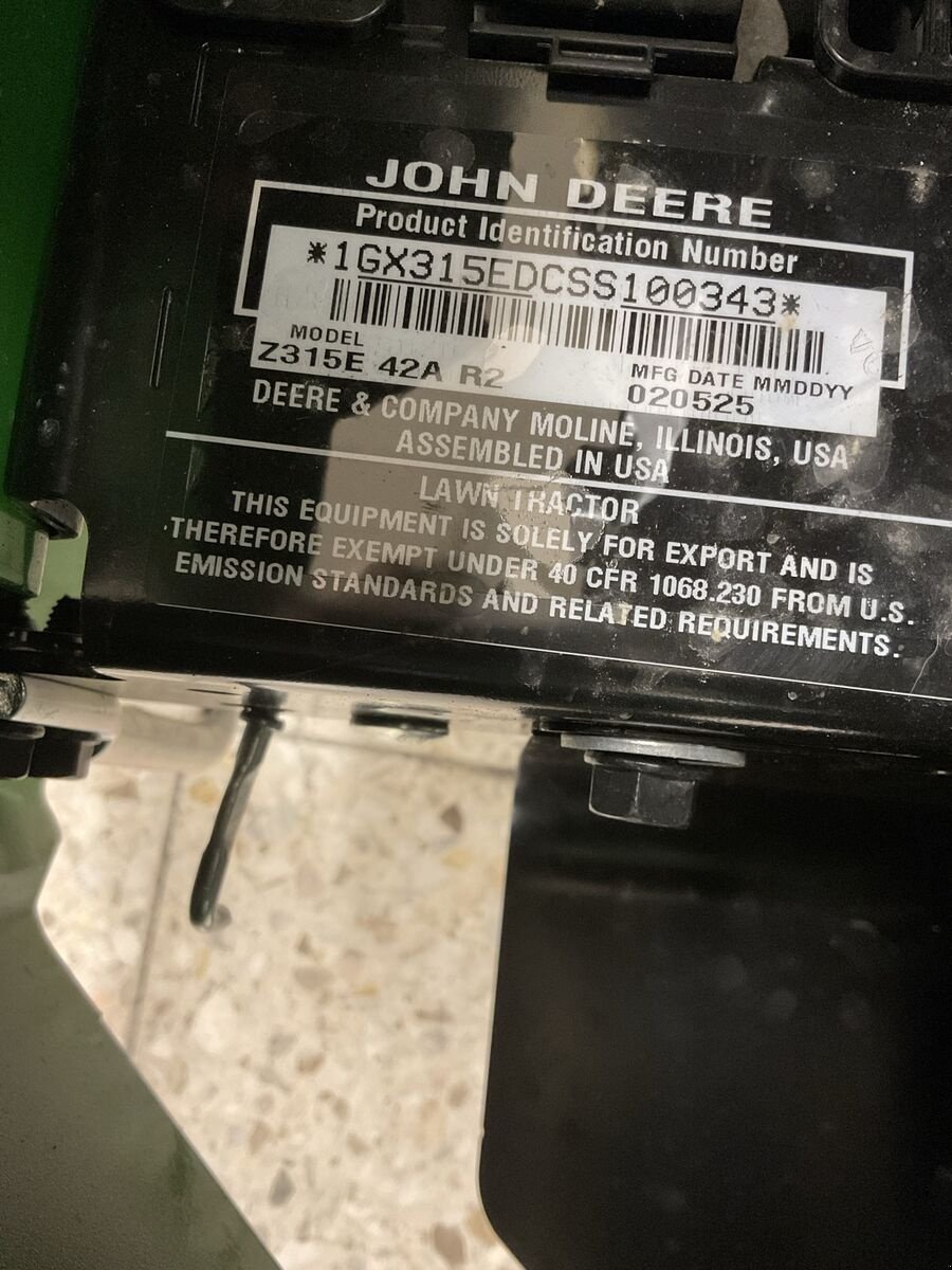 Rasentraktor a típus John Deere Z-Trak Z315E, Neumaschine ekkor: Zwettl (Kép 11)