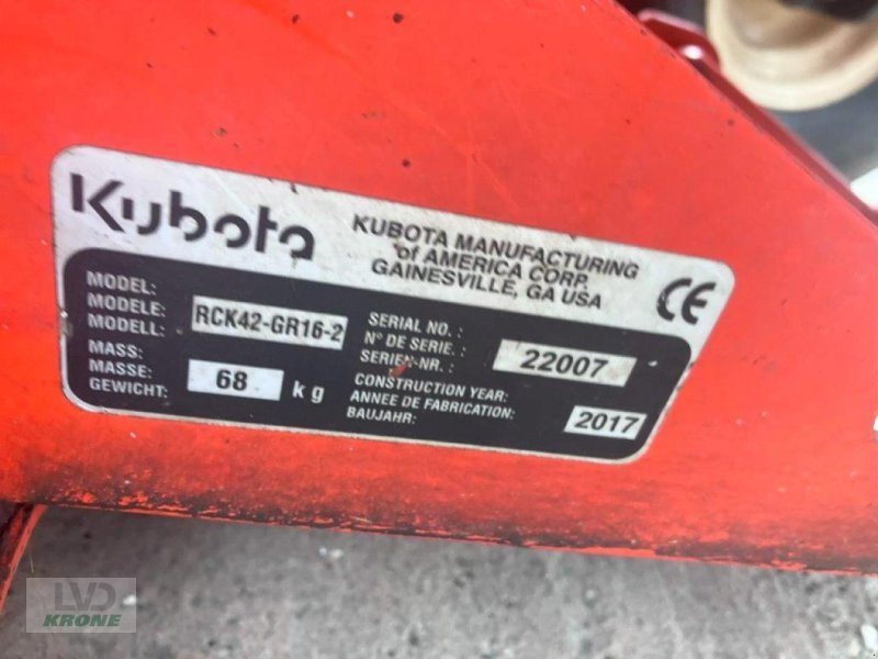Rasentraktor des Typs Kubota GR1600-ID-II, Gebrauchtmaschine in Lützen (Bild 2)