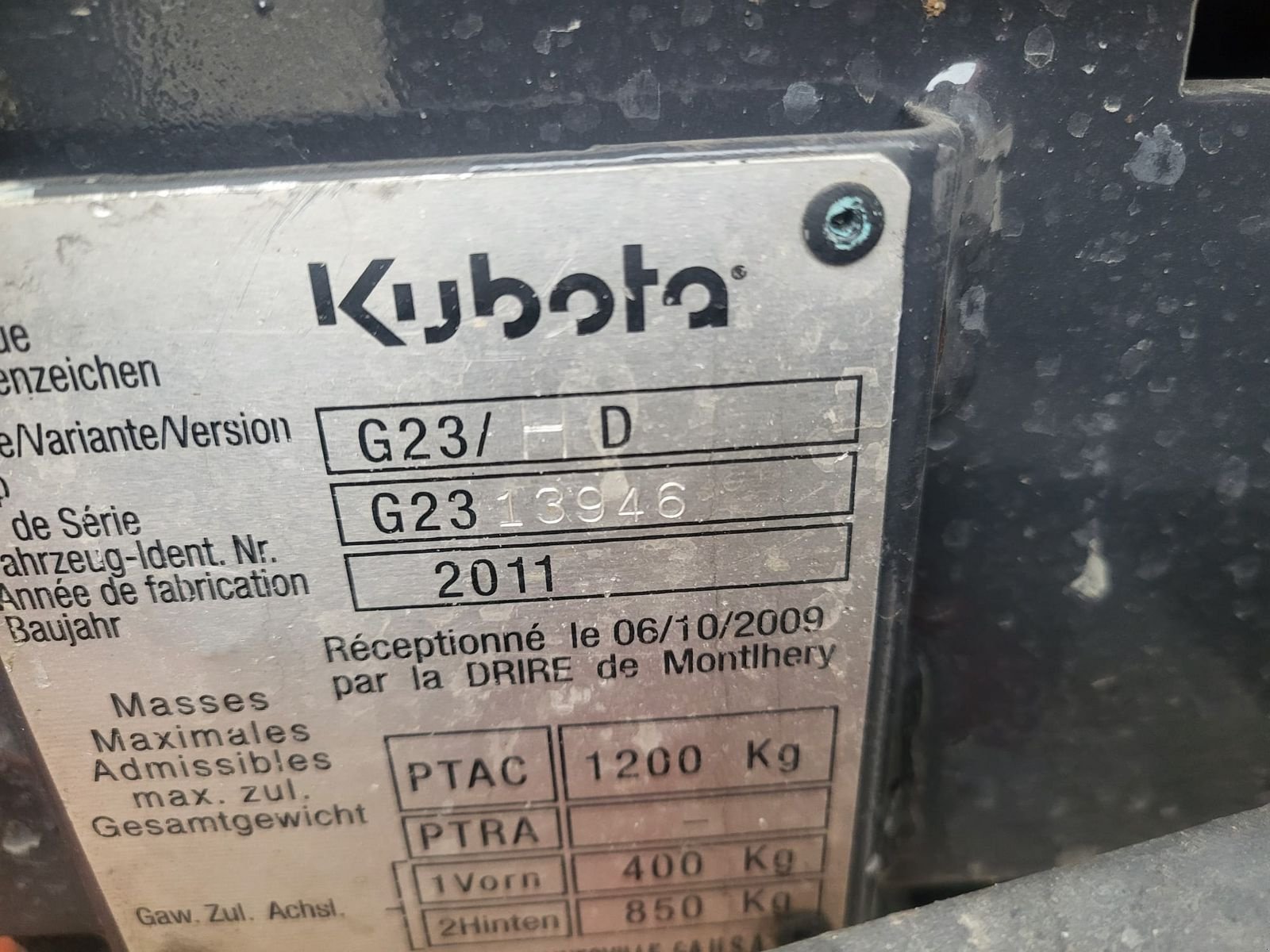 Rasentraktor типа Kubota Kubota G 23 HD, Gebrauchtmaschine в NATTERNBACH (Фотография 13)