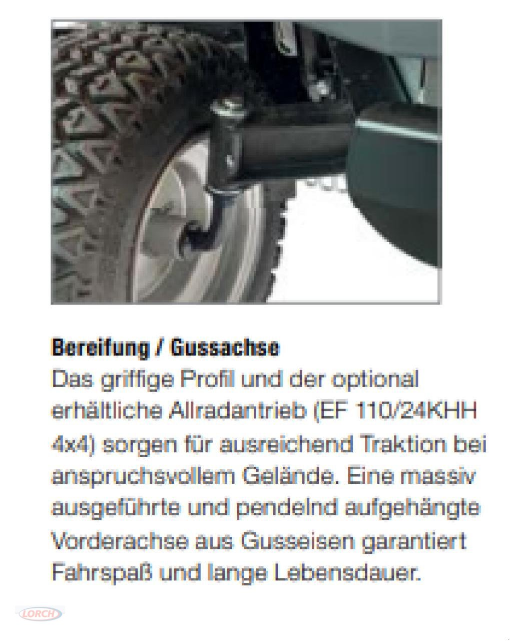 Rasentraktor des Typs Sonstige Efco EF110/24 KHH Exclusive, Neumaschine in Trochtelfingen (Bild 3)