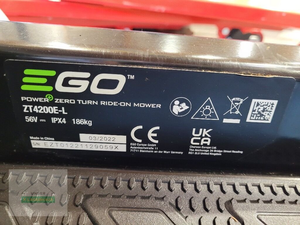 Rasentraktor typu Sonstige ZT4200E-L, Gebrauchtmaschine v Gleisdorf (Obrázek 6)