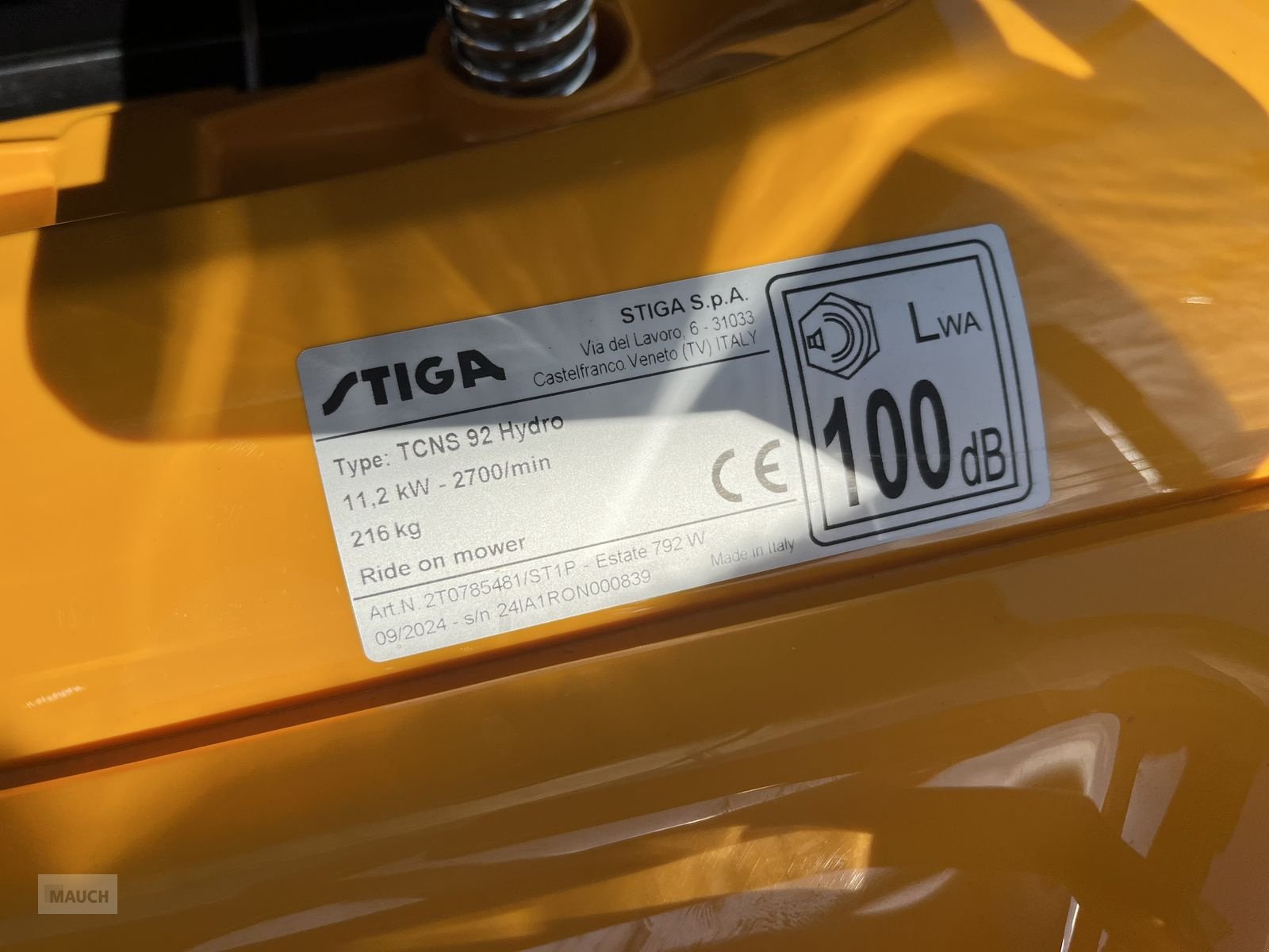 Rasentraktor des Typs Stiga Estate 792 W SE 2 Zylinder, Gebrauchtmaschine in Burgkirchen (Bild 12)