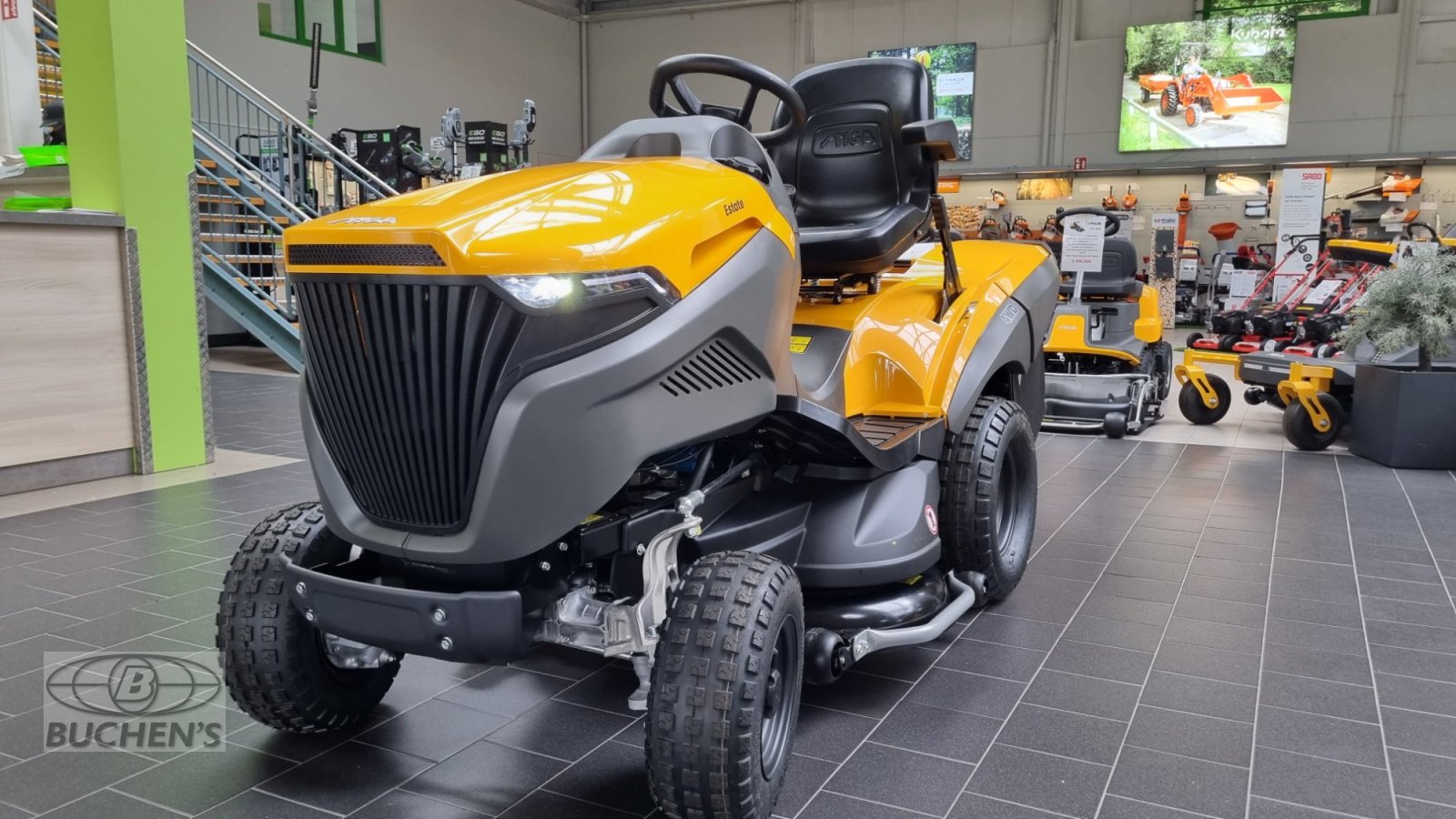 Rasentraktor del tipo Stiga Estate Pro 9102 WX Allrad, Neumaschine In Olpe (Immagine 2)