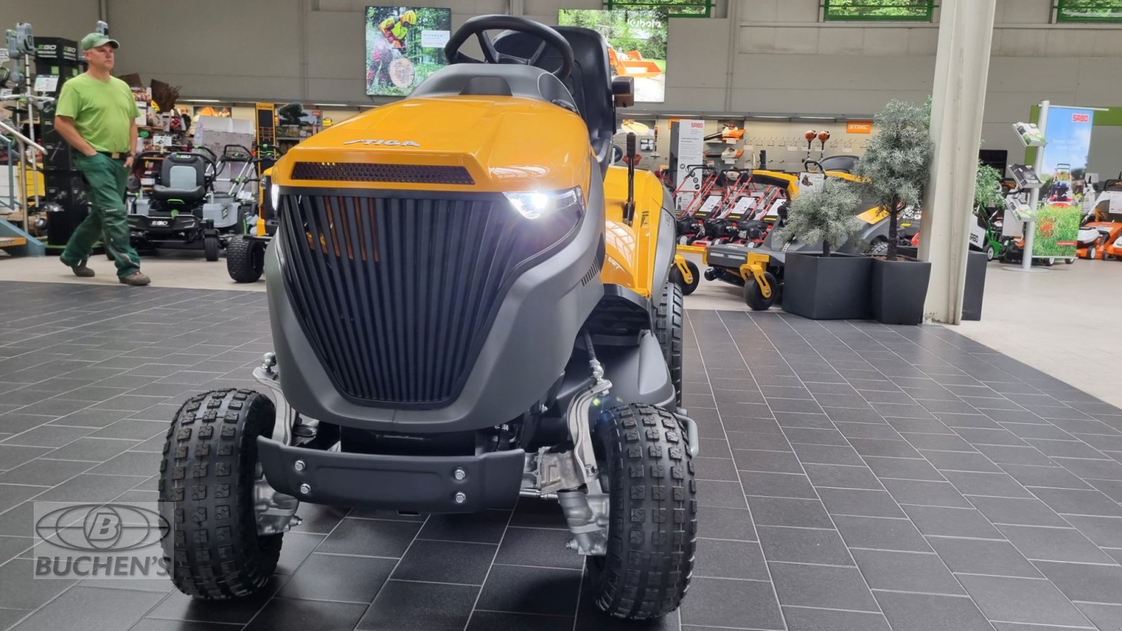 Rasentraktor del tipo Stiga Estate Pro 9102 WX Allrad, Neumaschine In Olpe (Immagine 3)
