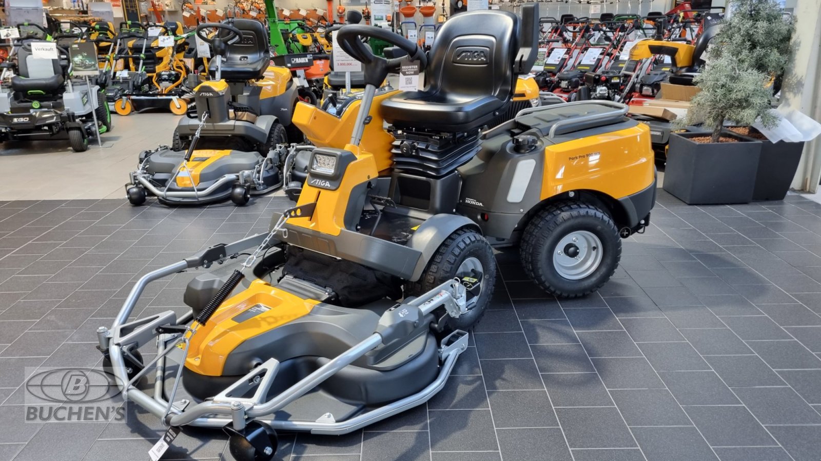 Rasentraktor del tipo Stiga Park Pro 900WX, Neumaschine In Olpe (Immagine 7)