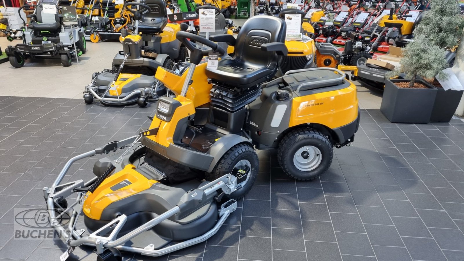 Rasentraktor del tipo Stiga Park Pro 900WX, Neumaschine In Olpe (Immagine 14)