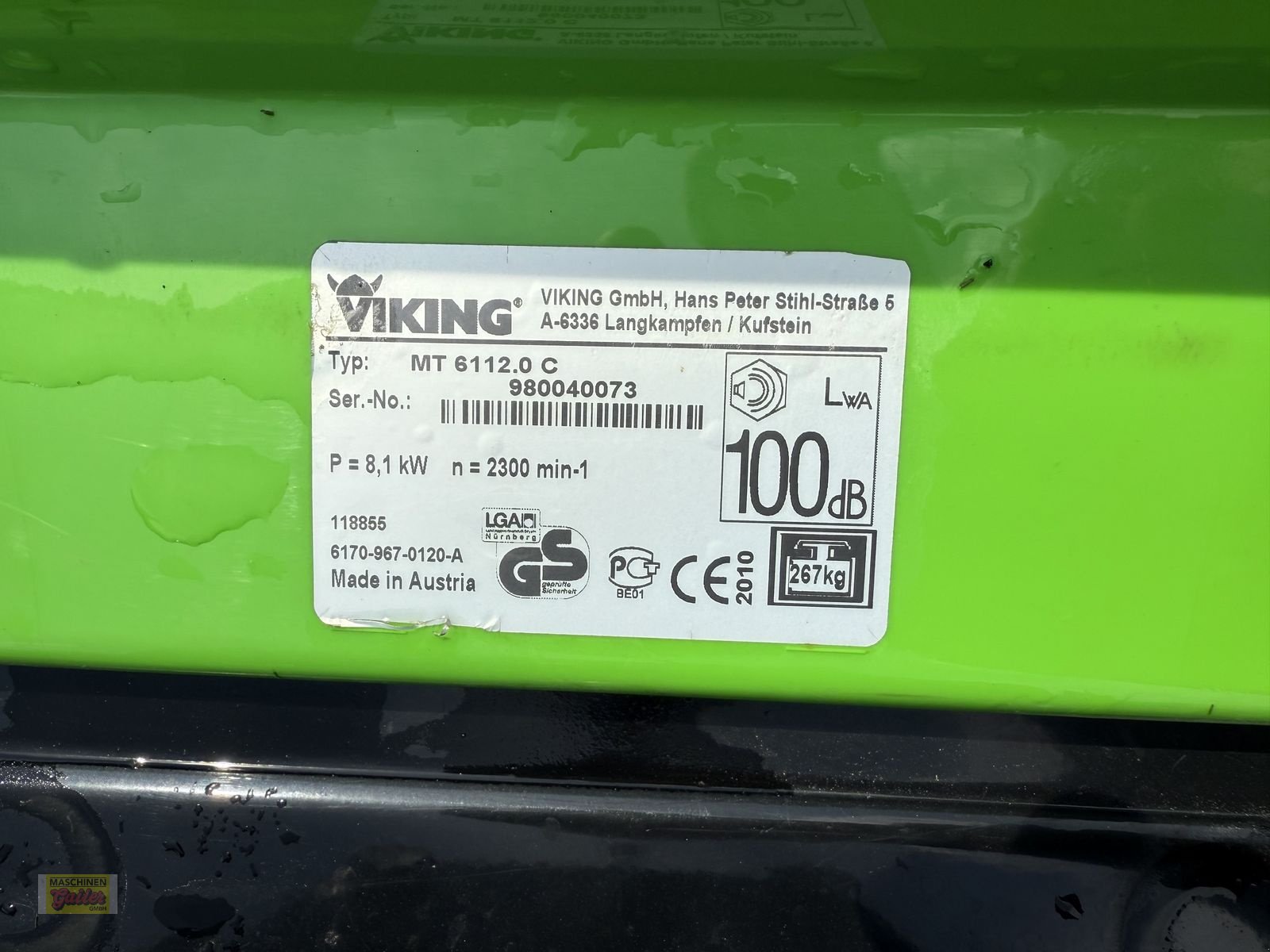 Rasentraktor типа Viking MT 6112C Rasentraktor Baujahr 2010, Gebrauchtmaschine в Kötschach (Фотография 11)