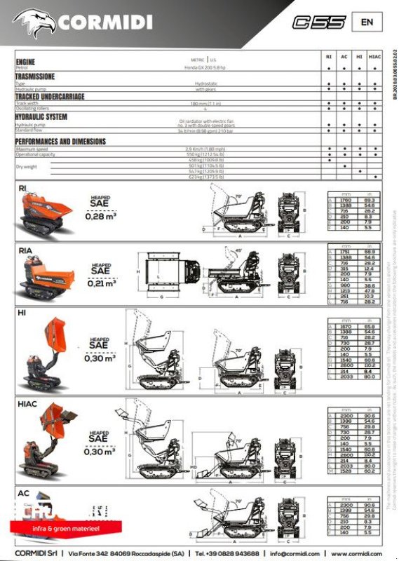 Raupendumper za tip Cormidi C55, Neumaschine u Oldebroek (Slika 8)
