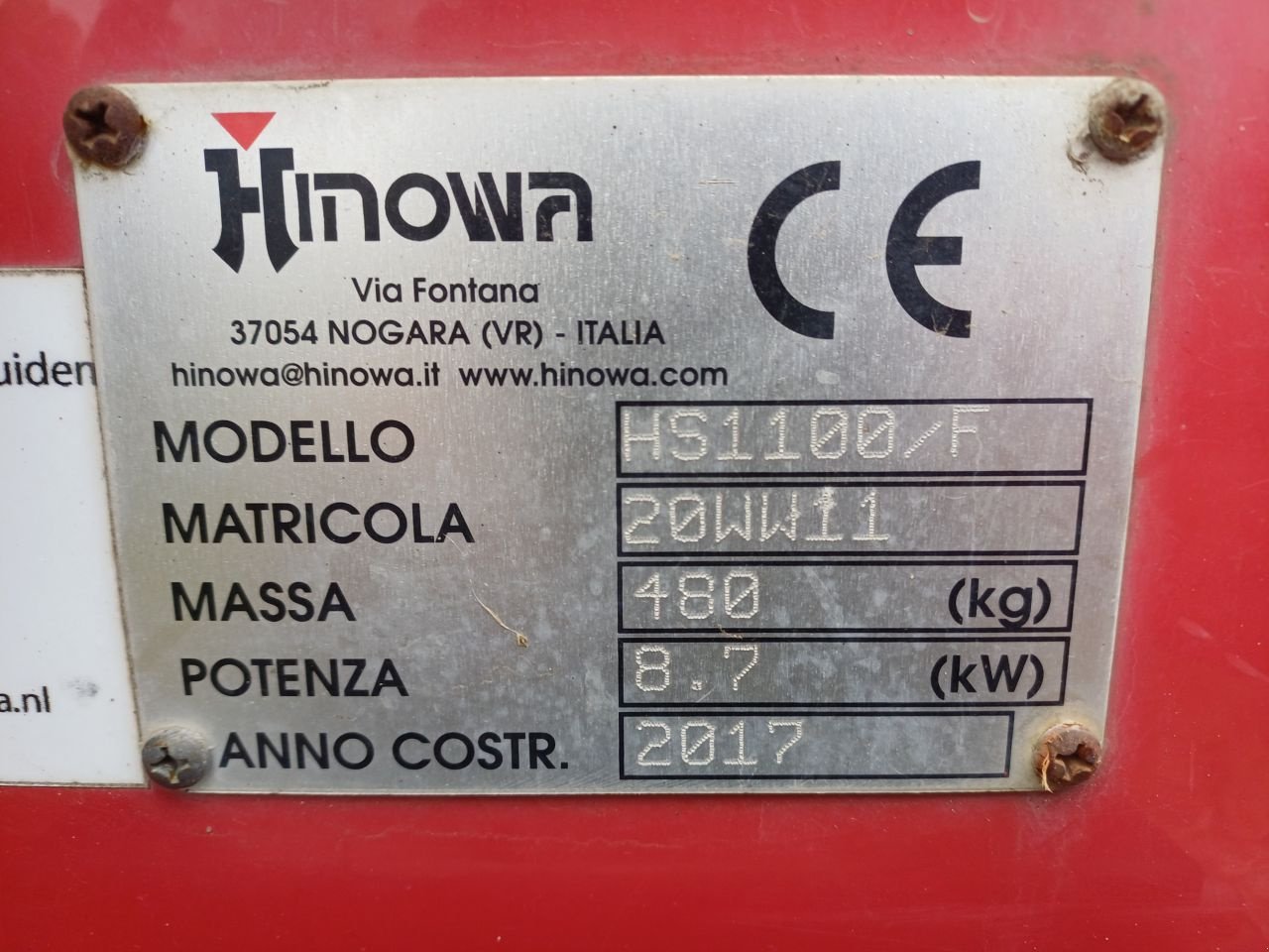 Raupendumper typu Hinowa HS1100/F, Gebrauchtmaschine v Terschuur (Obrázek 8)