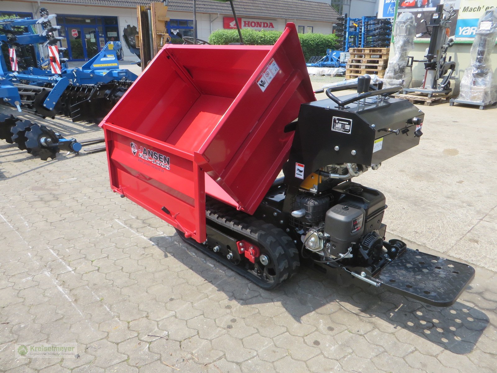 Raupendumper des Typs Jansen RD-1000 Profi Dumper 1000 kg 3-Seiten-Kipper hydraulisch NEU, Neumaschine in Feuchtwangen (Bild 8)