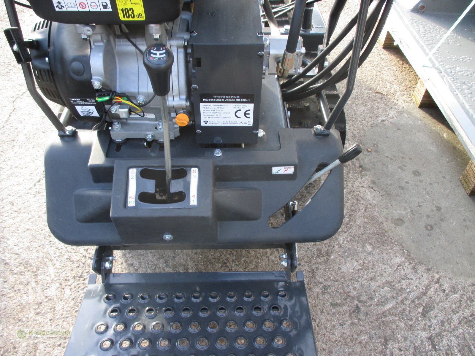 Raupendumper des Typs Jansen RD-800 Pro mit Hochentleerung, Neumaschine in Feuchtwangen (Bild 13)