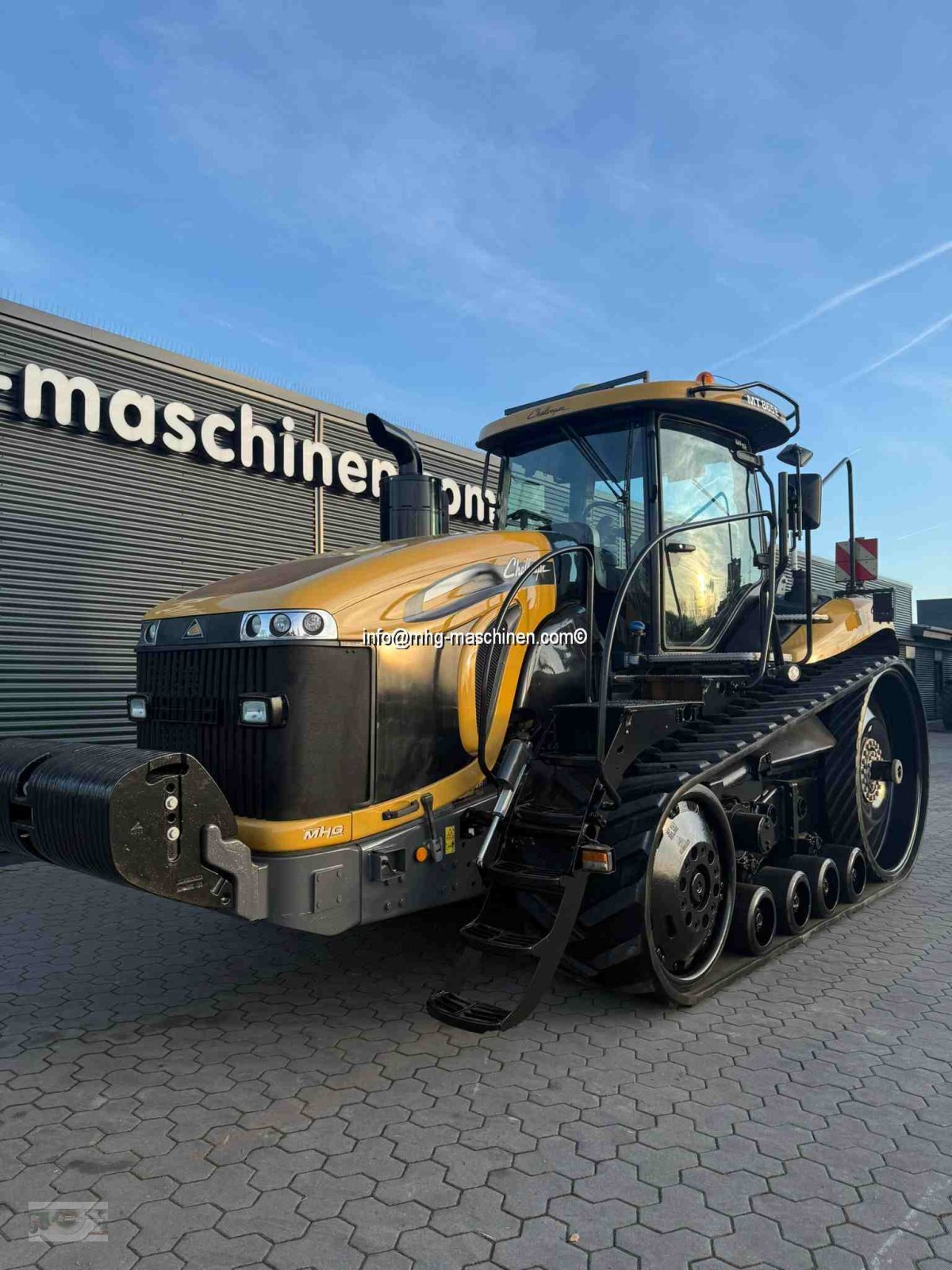 Raupentraktor van het type Challenger MT 865E GPS, Hubwerk, 2017 reg., Gebrauchtmaschine in Gescher (Foto 3)