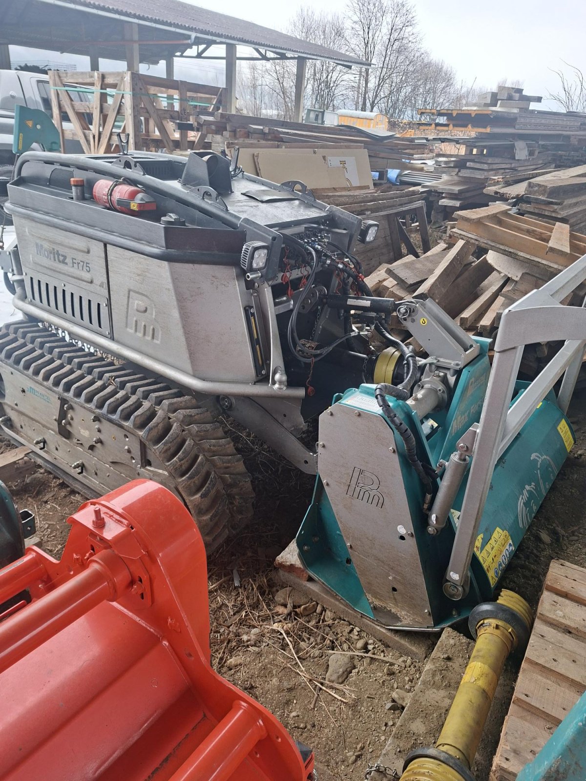 Raupentraktor typu Pflanzelt Maschinenbau Moritz FR75, Gebrauchtmaschine v St. Salvator (Obrázek 1)