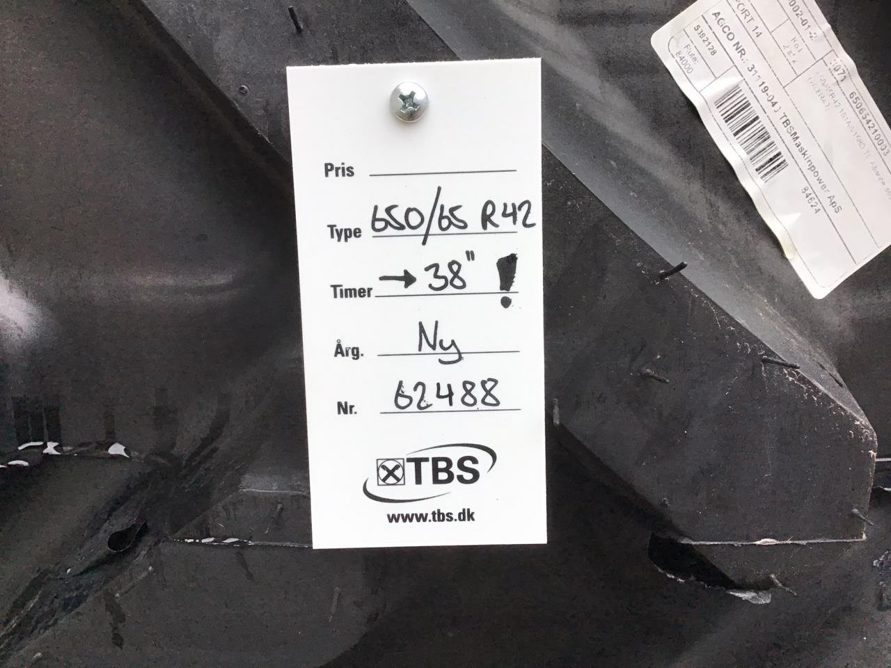 Reifen от тип Alliance 650/65R42 -38", Gebrauchtmaschine в Holstebro (Снимка 3)