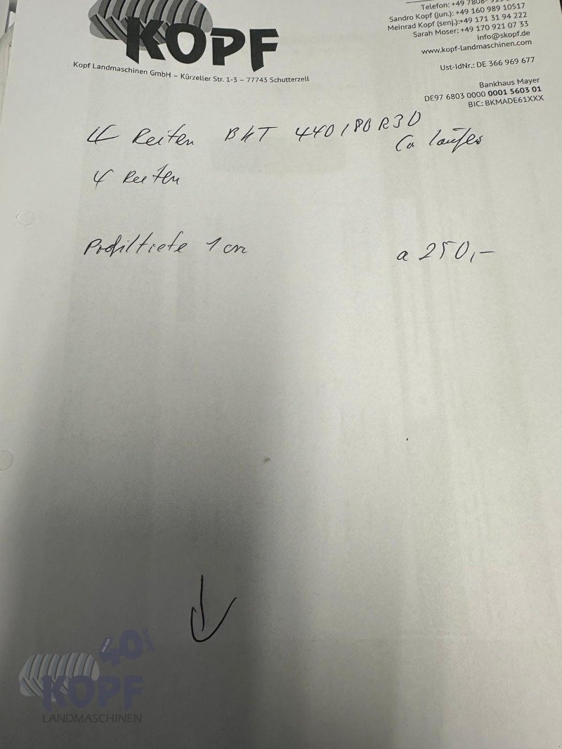 Reifen του τύπου BKT 400-80 R30 BKT Ridemax IT 696 Profil 1 cm, Gebrauchtmaschine σε Schutterzell (Φωτογραφία 6)